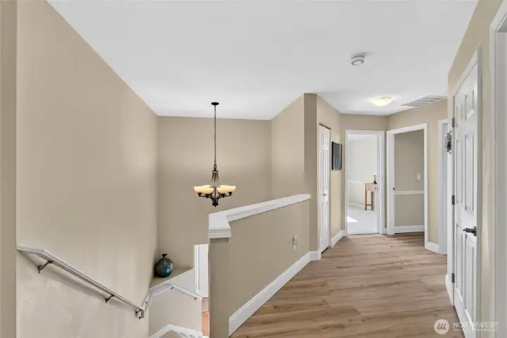 Upstairs you will find 5 bedrooms plus an extra finished room and oversized primary suite Upstairs you will find 5 bedrooms plus an extra finished room and oversized primary suite