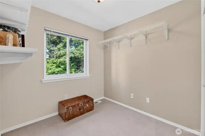 Extra finished room perfect for crafts, office or storage Extra finished room perfect for crafts, office or storage