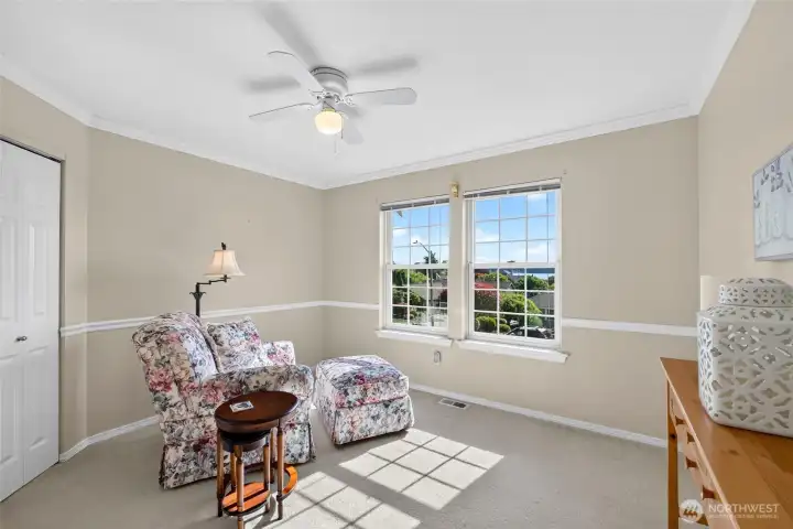 Another upstairs bedroom with a view Another upstairs bedroom with a view