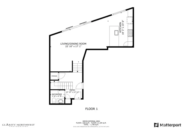 Main level floorplan