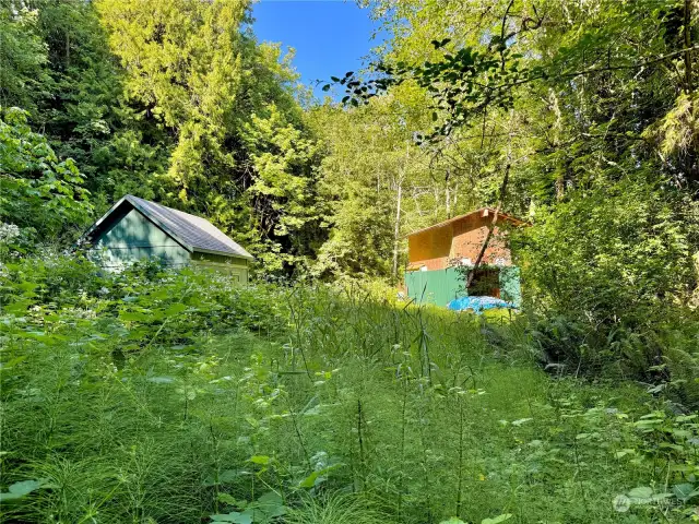 Shed and outbuilding.