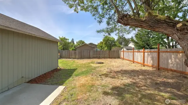 Enjoy the fire pit in the backyard, perfect for late nights and gatherings with friends and family