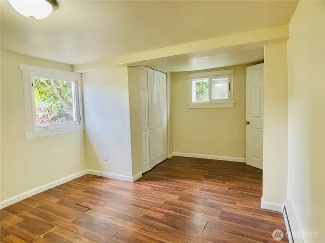 Basement bedroom