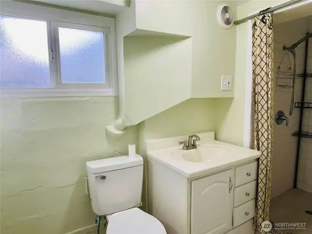 Basement 3/4 bathroom