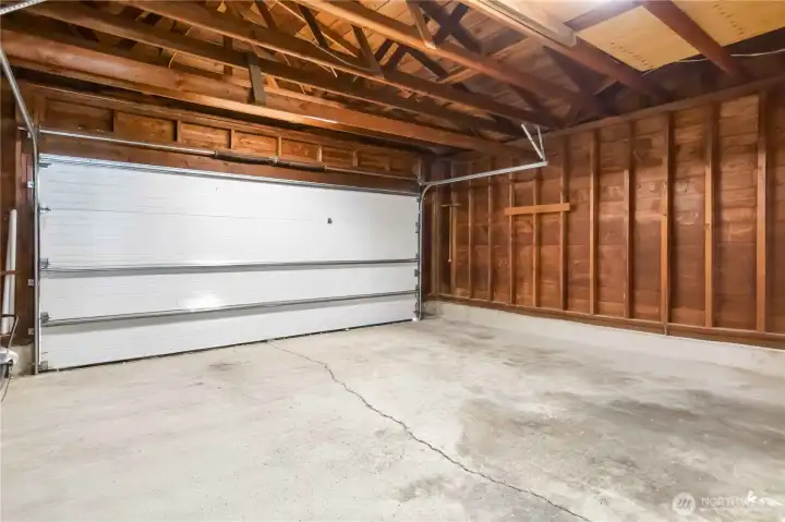 Attached garage