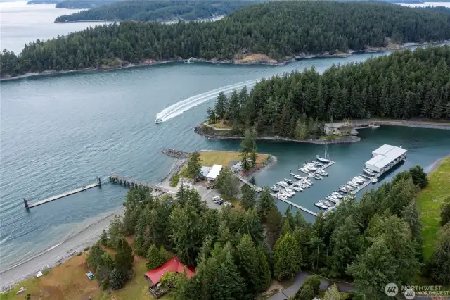 Exclusive water access via marina, perfect for boating enthusiasts