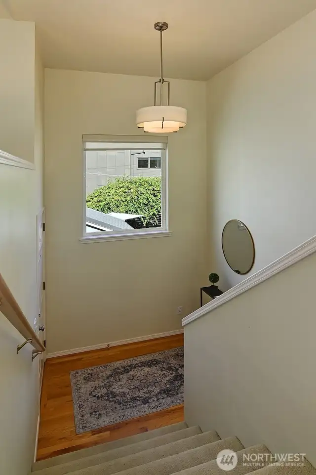 You'll be immediately taken by the lofty entrance and abundance of natural light.