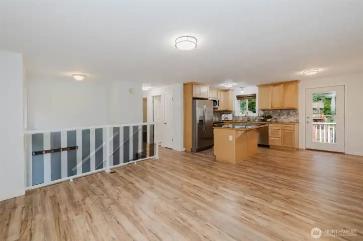 Living Room and Kitchen - Open Space