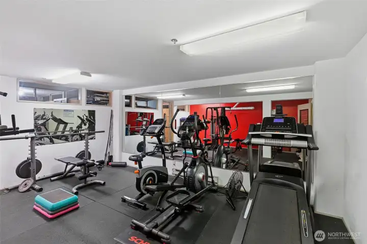 Exercise room.