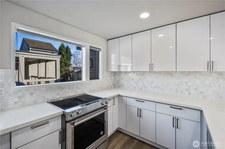Kitchen w/ ample Counter space and window