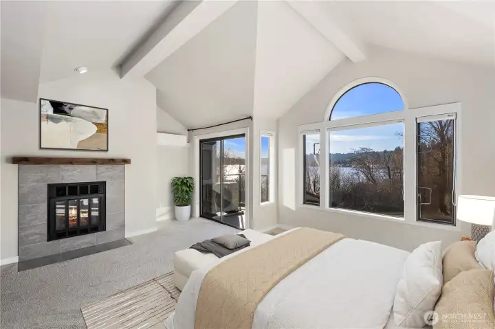 Primary - Staged to show potential furniture layout