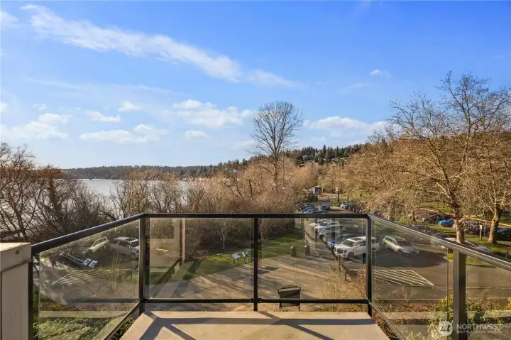 Living Rm. Deck - Lake and Sunsets views