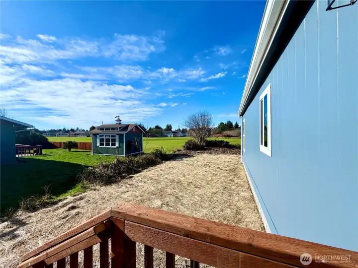 Back Porch looking to the 3rd Fairway