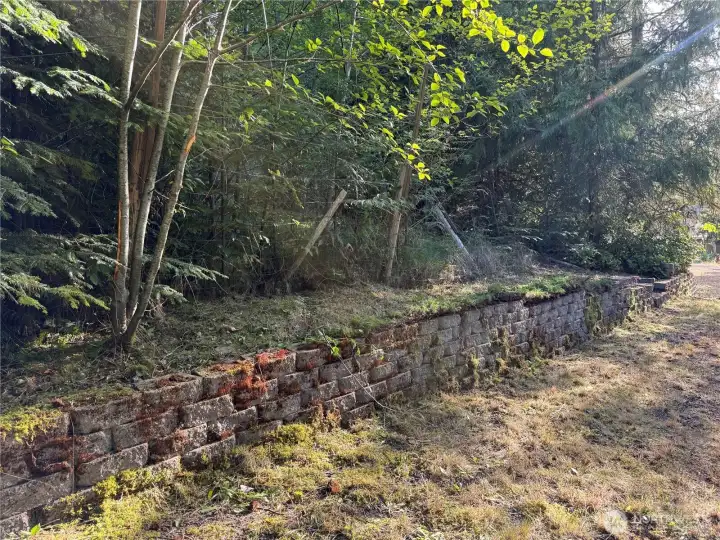 Old garden wall Old garden wall