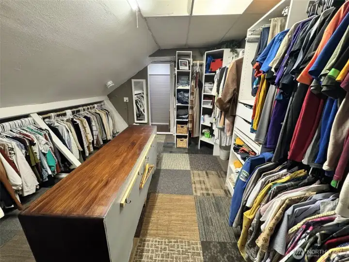 Primary closet