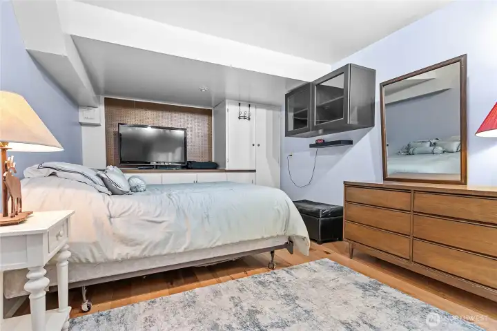 Bedroom #4 also very spacious, even has room for a couch