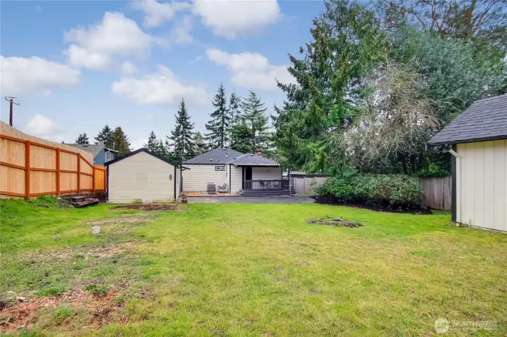 This Arbor Heights home sits on a rare 8,000+ sq ft lot perfect for a garden or backyard retreat.
