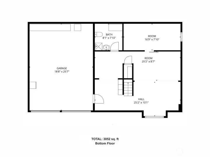Lower floor floorplan
