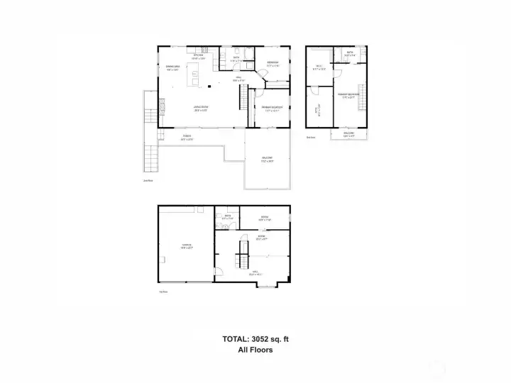 Combined floor plan.