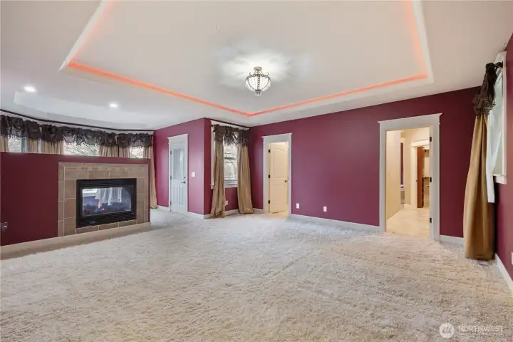 Primary Bedroom W/Double Sided FP