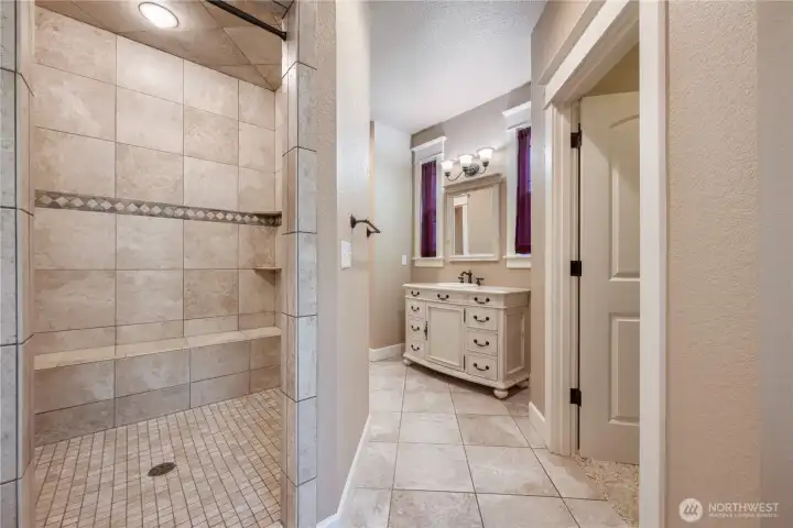 Primary Bath W/Heated Tile Floor