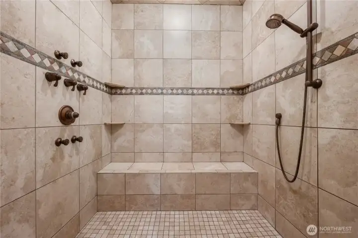 Primary Bathroom Tile Shower