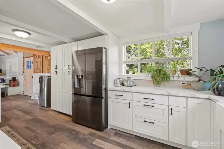 Oversize Windows provide great natural light