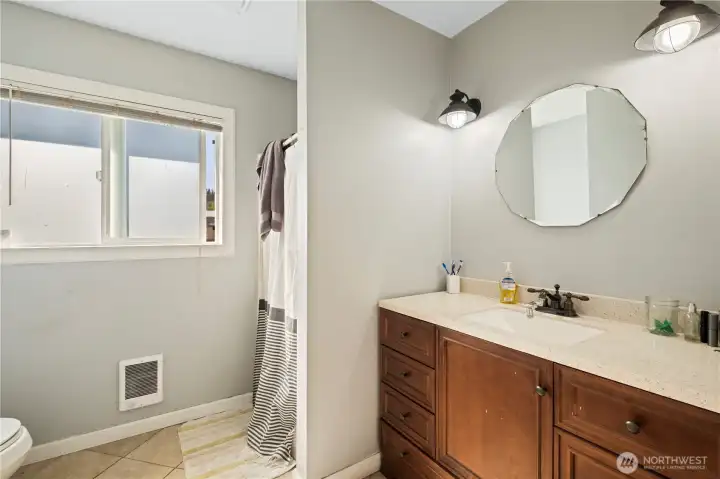 Bathroom #1 with walk-in Shower