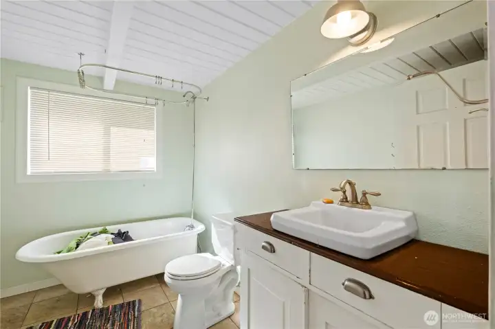 Bathroom #2 with Bathtub and Shower