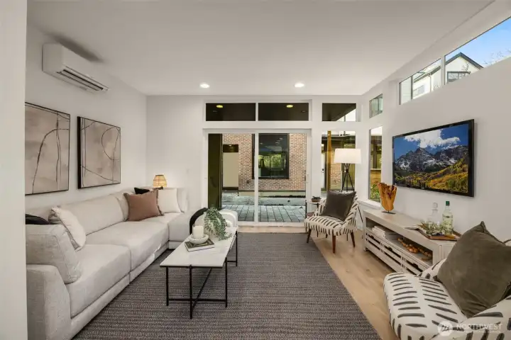 Sophisticated design in these expansive, open-concept living spaces