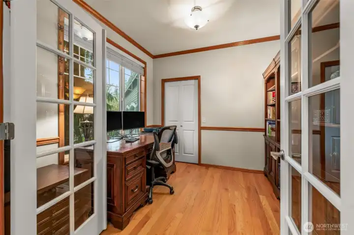 Executive style den/office or it can be used as a bedroom.