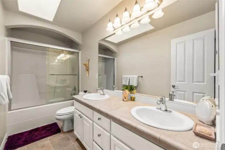 Hallway full bathroom