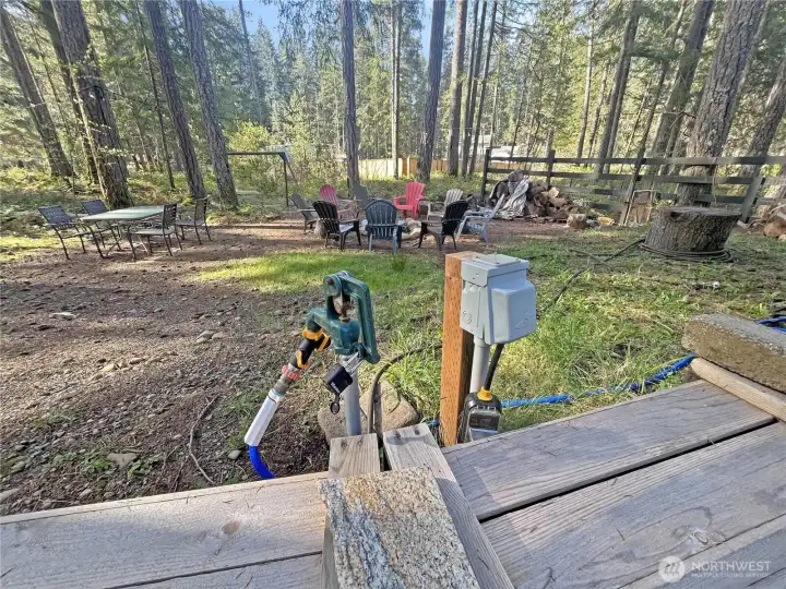 RV Site 1 - 30 amp power, water, septic rv dump