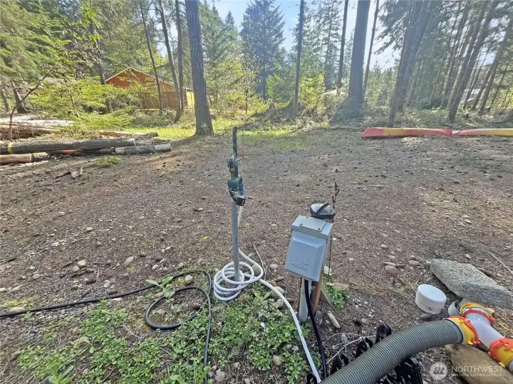 RV site 2 - 30 amp power, water, septic rv dump