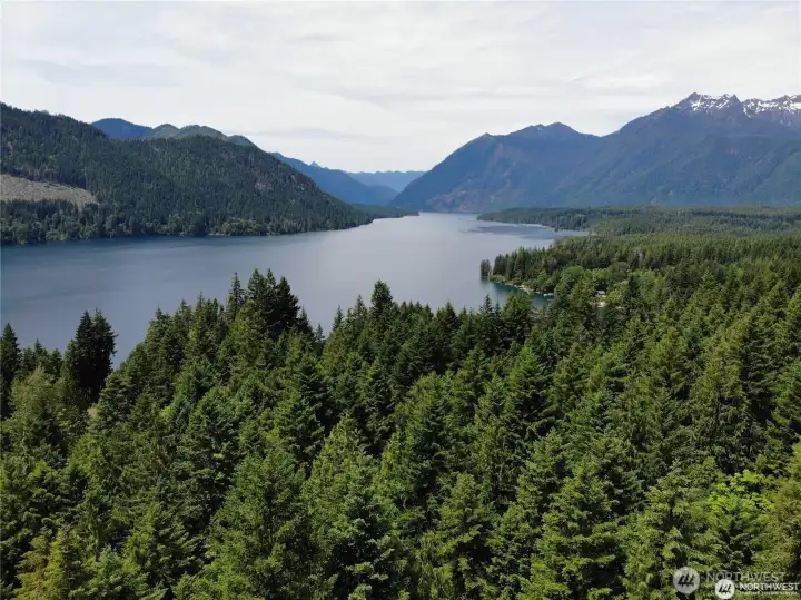 Lake Cushman on a cloudy day—where the Pacific Northwest really shows off.