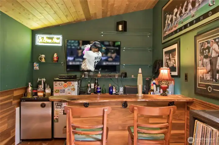 Inside the Home Bar!