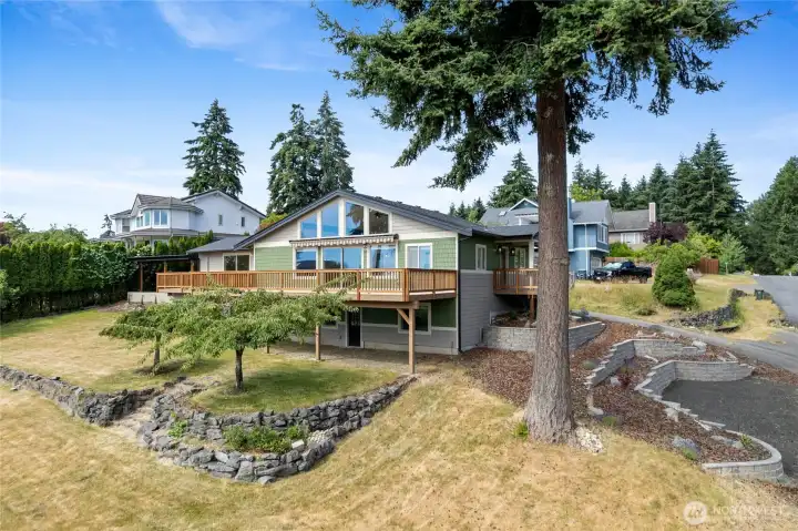 Beautiful home on a corner lot.
