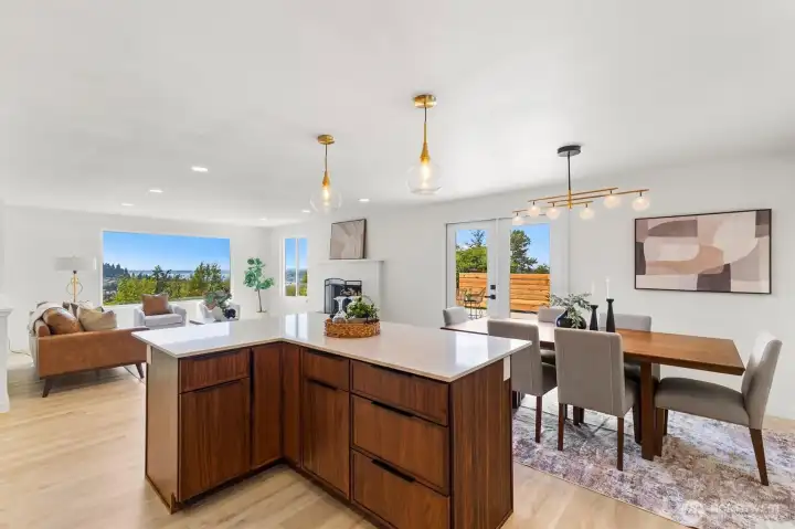 Kitchen island from main kitchen Kitchen island from main kitchen