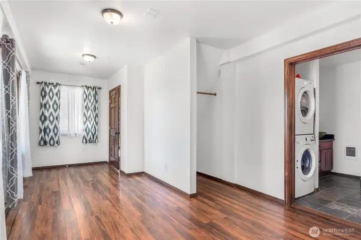 Principal bedroom with doorway into private bathroom. Principal bedroom with doorway into private bathroom.