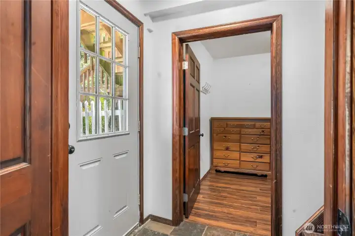 Entry into finished room. Walk in closet, storage etc. Entry into finished room. Walk in closet, storage etc.