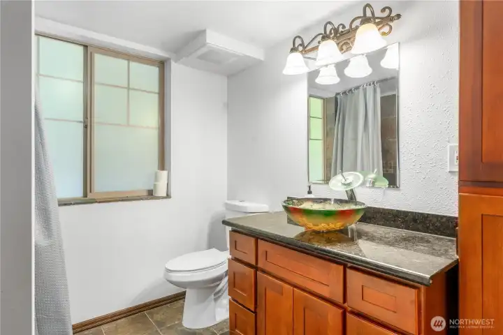 Main floor bathroom. Main floor bathroom.