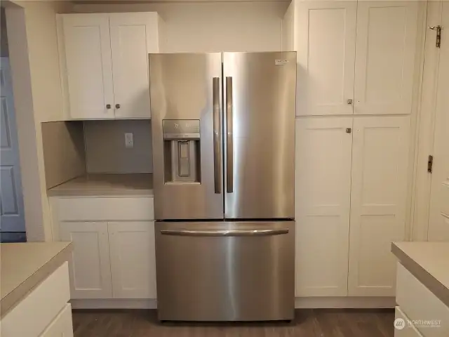 Kitchen with Pantry Cabinet