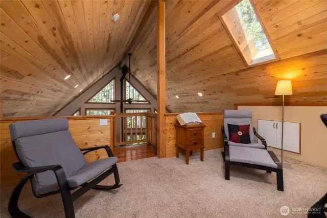 Beautiful wood ceilings throughout the home