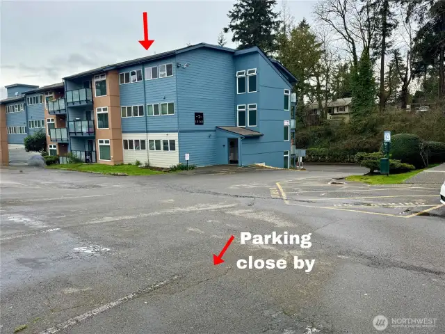 Parking Spot #33 across from building
