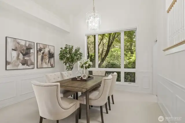 Elegant entertaining area.