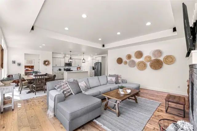 Main floor is all encompassing and well laid out