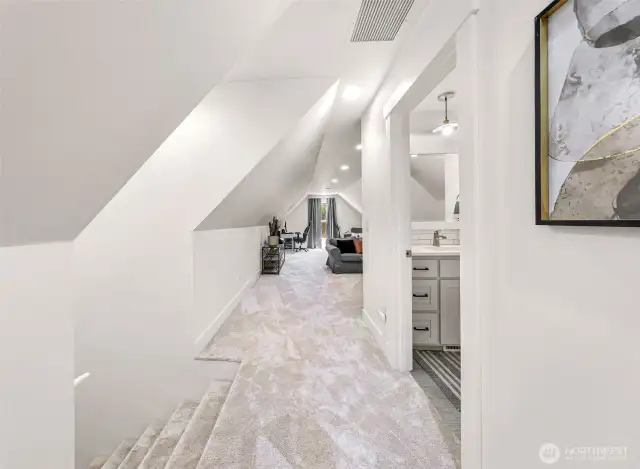 Second floor with amazing space/flex space