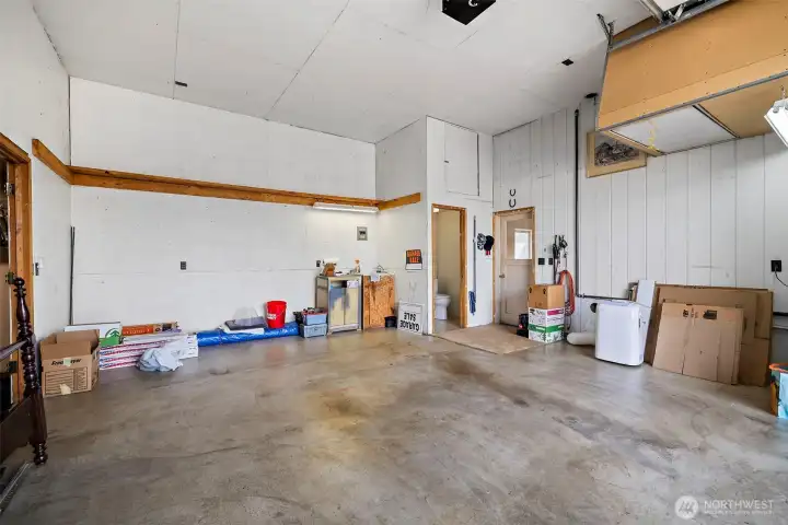 TONS of storage!!  Plus a convenient half bath