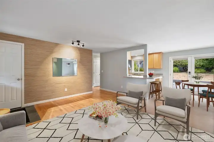 Gather with ease—kitchen, dining, and living all connected for effortless entertaining.