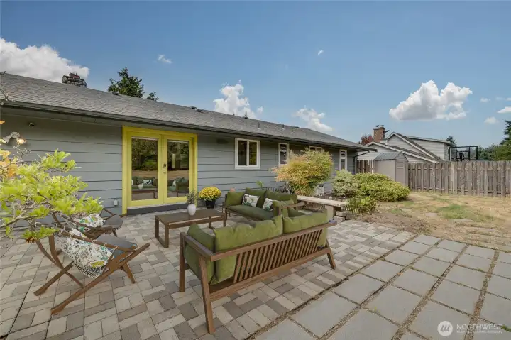 Expansive entertaining space off the back of home. Flourishing Italian plums are abundant. Early spring offers fresh Cherries.